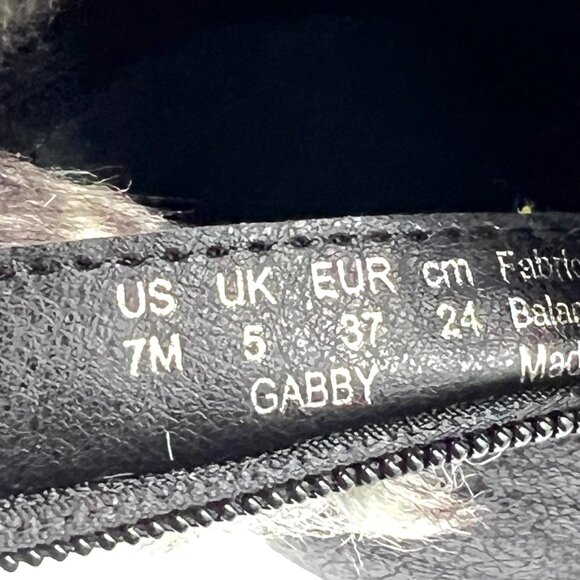 Carlos By Carlos Santana Size 7 Black Fur Trimmed Lug Sole Combat Boots Shoes - Picture 8 of 8